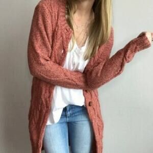 Anthropologie Far Away From Close Duster Cardigan Size Small